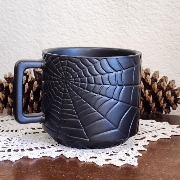 Black Spiderweb Mug